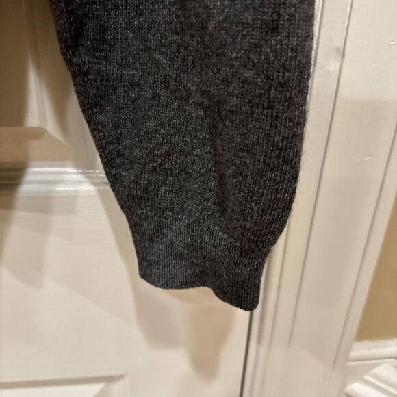 NWOT Clan Douglas Sweater Mens Large Gray Cashmere Wool V-Neck Pullover Scotland - Picture 3 of 5